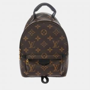 Louis Vuitton Monogram Palm Springs Mini Brown Canvas Backpack