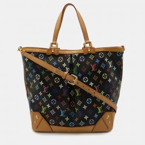 Louis Vuitton Monogram Multicolor Charlene Gm Tote Bag Shoulder Noir Black