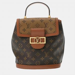 Louis Vuitton Monogram Reverse Dauphine Brown Canvas Backpack