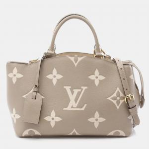 Louis Vuitton Petit Pale Pm Handbag Leather Monogram Empreinte Beige