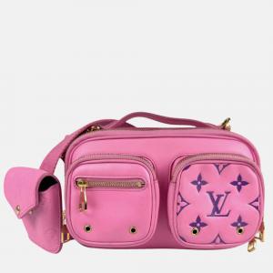 Louis Vuitton Shoulder Bag Capsule Collection Utility Crossbody Leather Rose