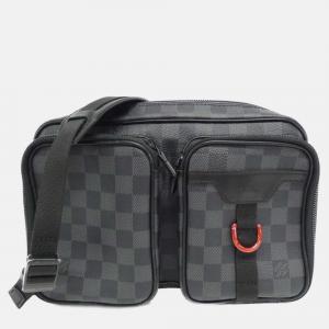 Louis Vuitton Damier Graphite Utility Messenger Shoulder Bag