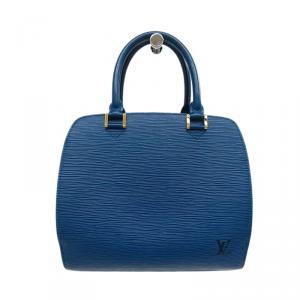 مملوكة مسبقًا Louis Vuitton Blue Epi Leather Pont-Neuf PM Tote