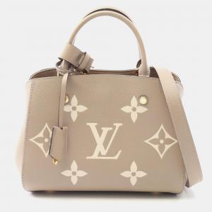 Louis Vuitton Montaigne Bb Bicolor 2Way Handbag  Monogram Empreinte