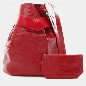 Louis Vuitton Sac De Paul Castilian Red Epi Leather Shoulder Bag
