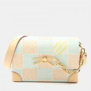 Louis Vuitton Steamer Wearable Wallet Blue Damier Heritage Canvas Crossbody Bag