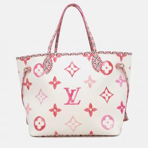 Louis Vuitton Neverfull Rose Monogram Visor Pool Size Mm