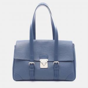 Louis Vuitton Segur Mm Epi Myrtille Blue
