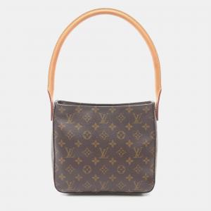 Louis Vuitton Looping MM Brown Monogram Canvas One Shoulder Bag