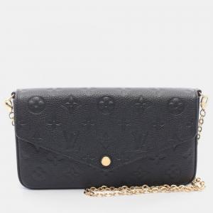 ```json
{"name": "Louis Vuitton Pochette Felice Chain Shoulder Bag Monogram Empreinte", "name_ar": "حقيبة كتف بسلسلة لوي فيتون بوكيه فيليس مونوجرام إمبريانت"}
```