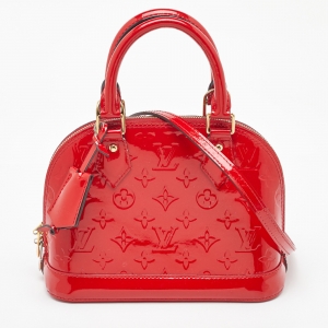 Louis Vuitton Cerise Monogram Vernis Alma BB Bag