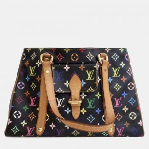 Louis Vuitton Black Monogram Multicolore Aurelia MM Bag