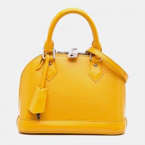 Louis Vuitton Yellow Epi Alma BB Bag