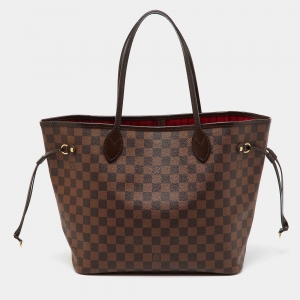 Pre Owned Louis Vuitton Damier Ebene Canvas Neverfull MM Bag