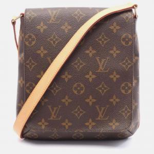 Pre Owned Louis Vuitton Musette Salsa Short Shoulder Bag M51258 Monogram Used Lv Brown