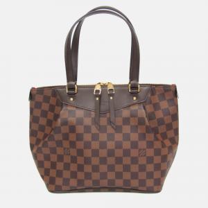 Pre Owned Louis Vuitton Damier Ebene Westminster PM Shoulder Bag