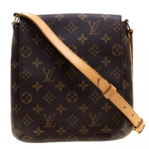 مملوكة مسبقًا حقيبة كروس لوي فيتون موسيت صالصا كانفاس مونوغرامي