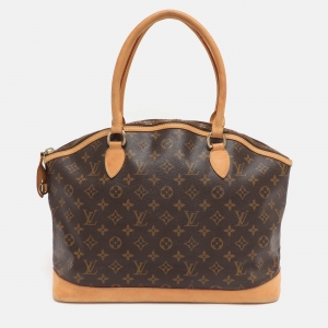 Pre Owned Louis Vuitton Monogram Canvas and Leather Horizontal Lockit Bag