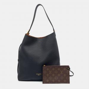 Pre Owned Louis Vuitton Black Leather Low Key Hobo MM