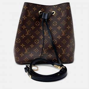 Pre Owned Louis Vuitton Brown Coated Canvas Monogram Neonoe Tote