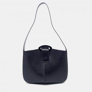 Pre Owned Louis Vuitton Black Leather Epi Le Berry
