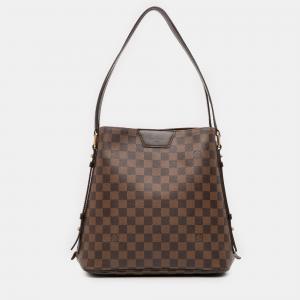 Pre Owned Louis Vuitton Brown Damier Ebene Cabas Rivington