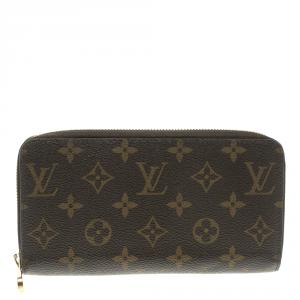 Louis Vuitton Monogram Canvas Zippy wallet