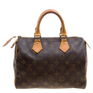 Pre Owned Louis Vuitton Monogram Canvas Speedy 25