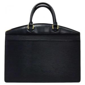 Pre Owned Louis Vuitton Noir Epi Leather Riviera Bag