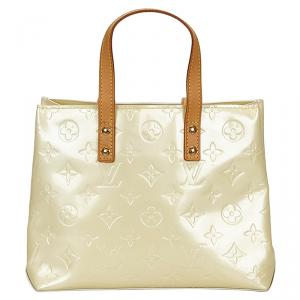 Pre Owned Louis Vuitton Perle Monogram Vernis Reade PM Bag