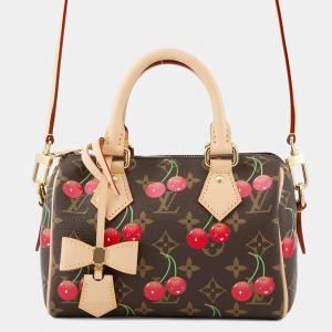 مملوكة مسبقًا Louis Vuitton Monogram Cherry Handbag Lv X Tm Speedy Bandouliere 20