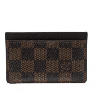 Louis Vuitton Damier Ebene Canvas Card Holder