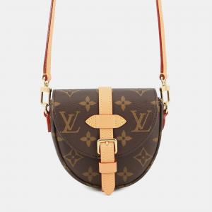 Pre Owned Louis Vuitton Micro Chantilly Red Monogram