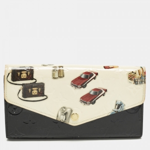 مملوكة مسبقًا Louis Vuitton Sarah Portefeiulle Monogram Vernis Leather Wallet