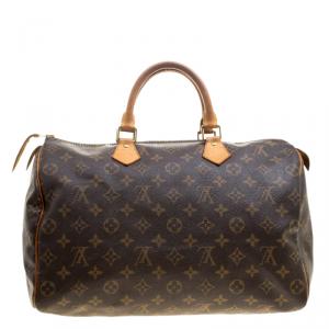 Louis Vuitton Monogram Canvas Speedy 35