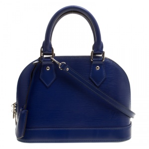مملوكة مسبقًا Louis Vuitton Saphir Epi Leather Alma BB Bag