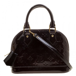 مملوكة مسبقًا Louis Vuitton Amarante Monogram Vernis Alma BB Bag
