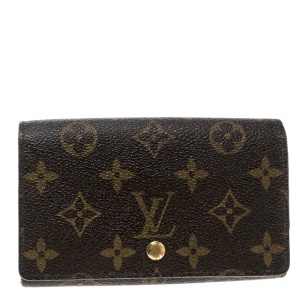 Louis Vuitton Monogram Canvas Porte Monnaie Tresor Wallet