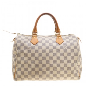 Louis Vuitton Damier Azur Canvas Speedy 30 Bag