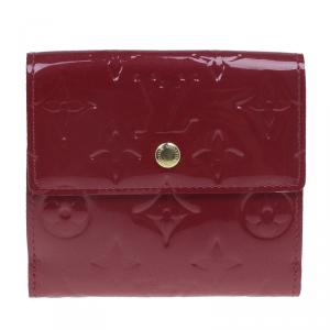 مملوكة مسبقًا Louis Vuitton Red Monogram Vernis Ludlow Wallet