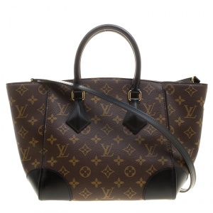 مملوكة مسبقًا Louis Vuitton Noir Monogram Canvas Phenix PM Bag