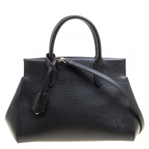 Pre Owned حقيبة لوي فيتون مارلي جلد أيبي سوداء BB