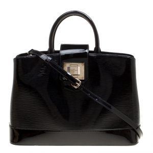 مملوكة مسبقًا Louis Vuitton Black Electric Epi Leather Mirabeau GM Bag