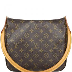 Pre Owned Louis Vuitton Monogram Canvas Looping MM Bag