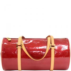مملوكة مسبقًا Louis Vuitton Red Monogram Vernis Bedford Bag