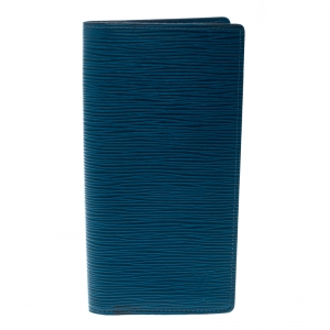 Louis Vuitton Cyan Epi Leather Wallet 