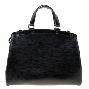 Pre Owned Louis Vuitton Black Epi Leather Brea GM Bag