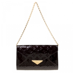 مملوكة مسبقًا Louis Vuitton Amarante Monogram Vernis Mira Bag