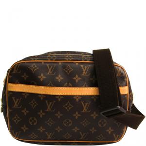 Pre Owned Louis Vuitton Monogram Canvas Reporter PM Bag