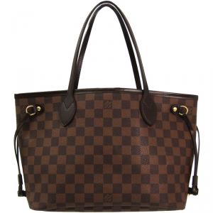 Louis Vuitton Damier Ebene Canvas Neverfull PM Bag